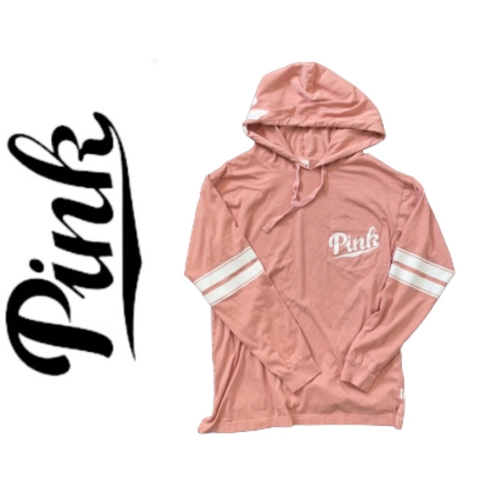 PINK Victoria’s Secret💗Campus Hoodie Tee